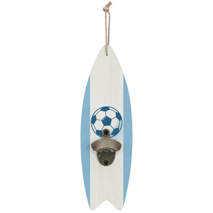 Surfboard Style Wooden Corkscrew, Novelty Beer & Wine Bottle Opener