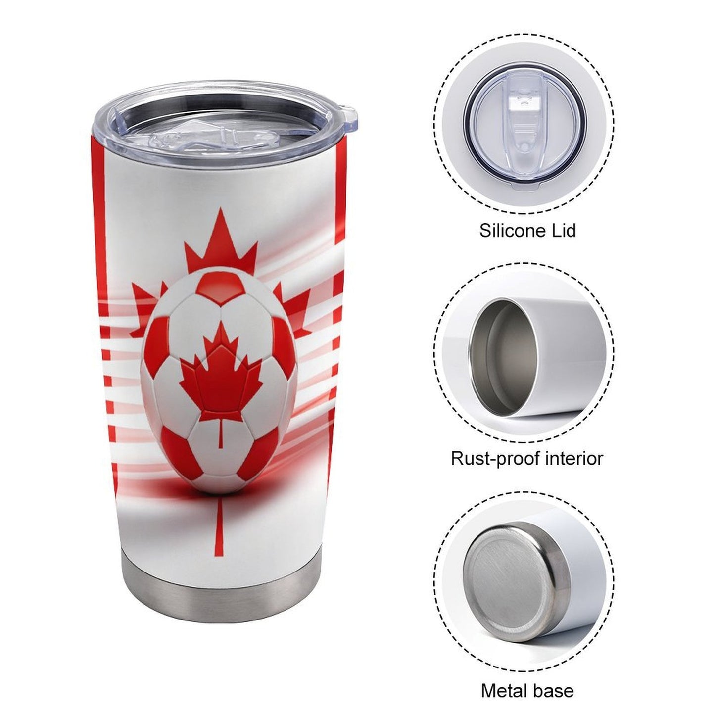 20Oz Large Capacity Stainless Steel Car Travel Mug