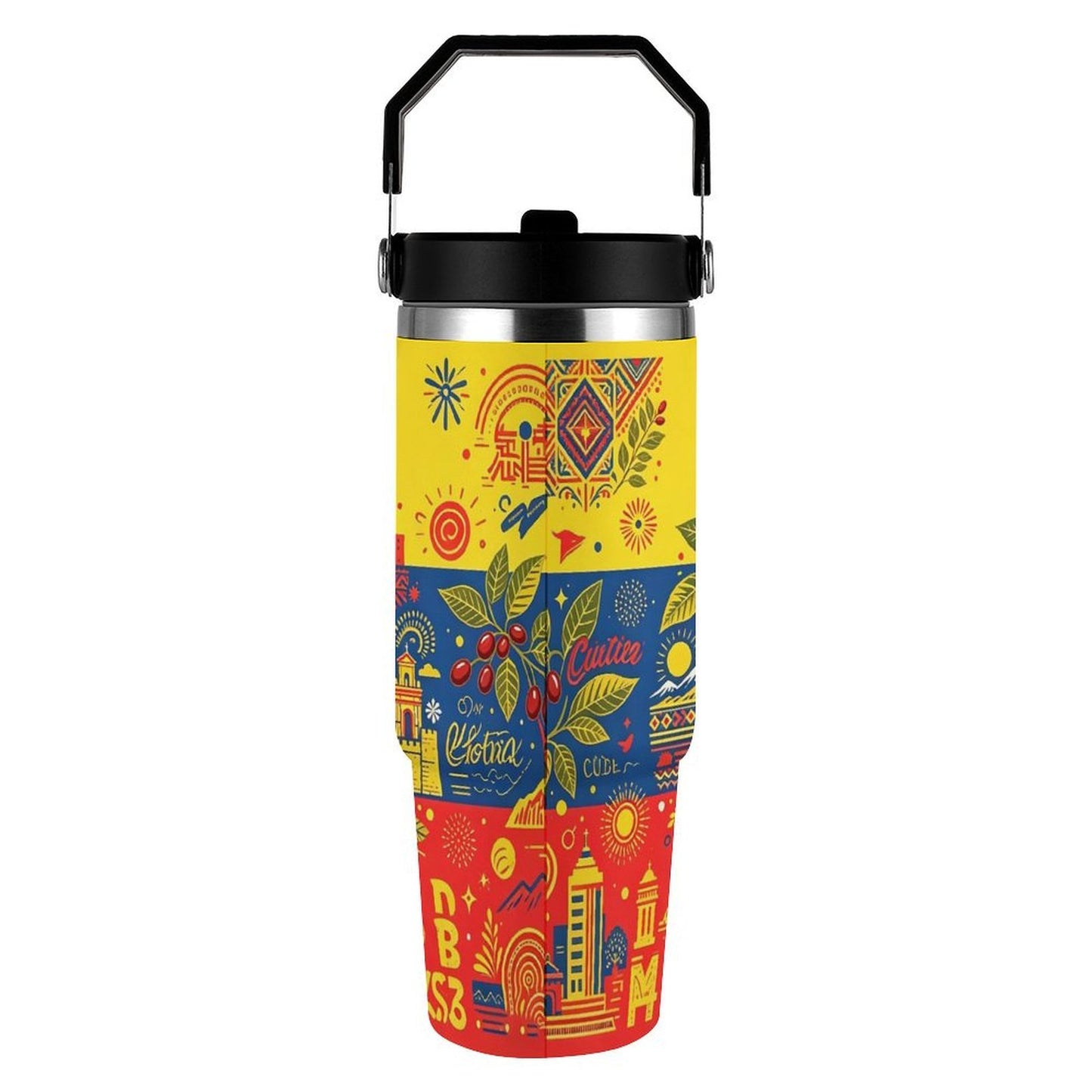 30Oz Large Capacity Stainless Steel Insulated Car Travel Mug