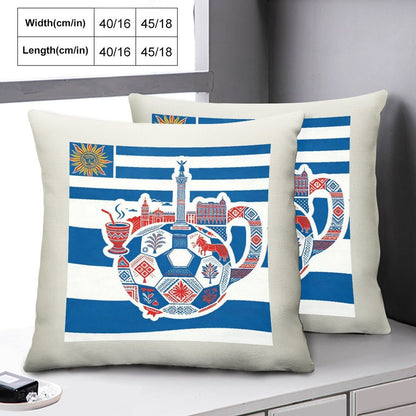 100% Polyester Pillowcase World Cup 2026 Graphic Pillowcase for Home and Car Use