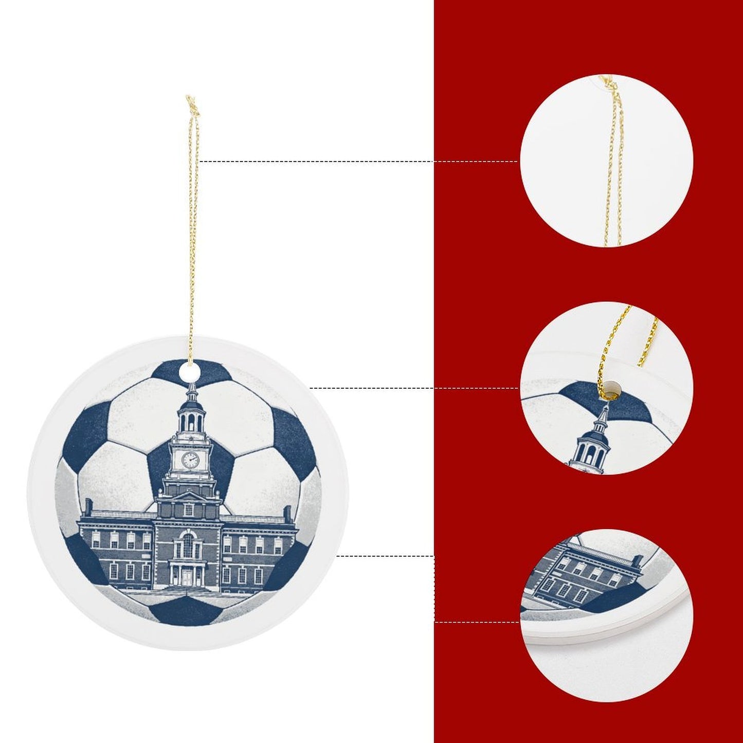 World Cup 2026 Custom Circular Pendant Necklace, One Size Fashion Accessory