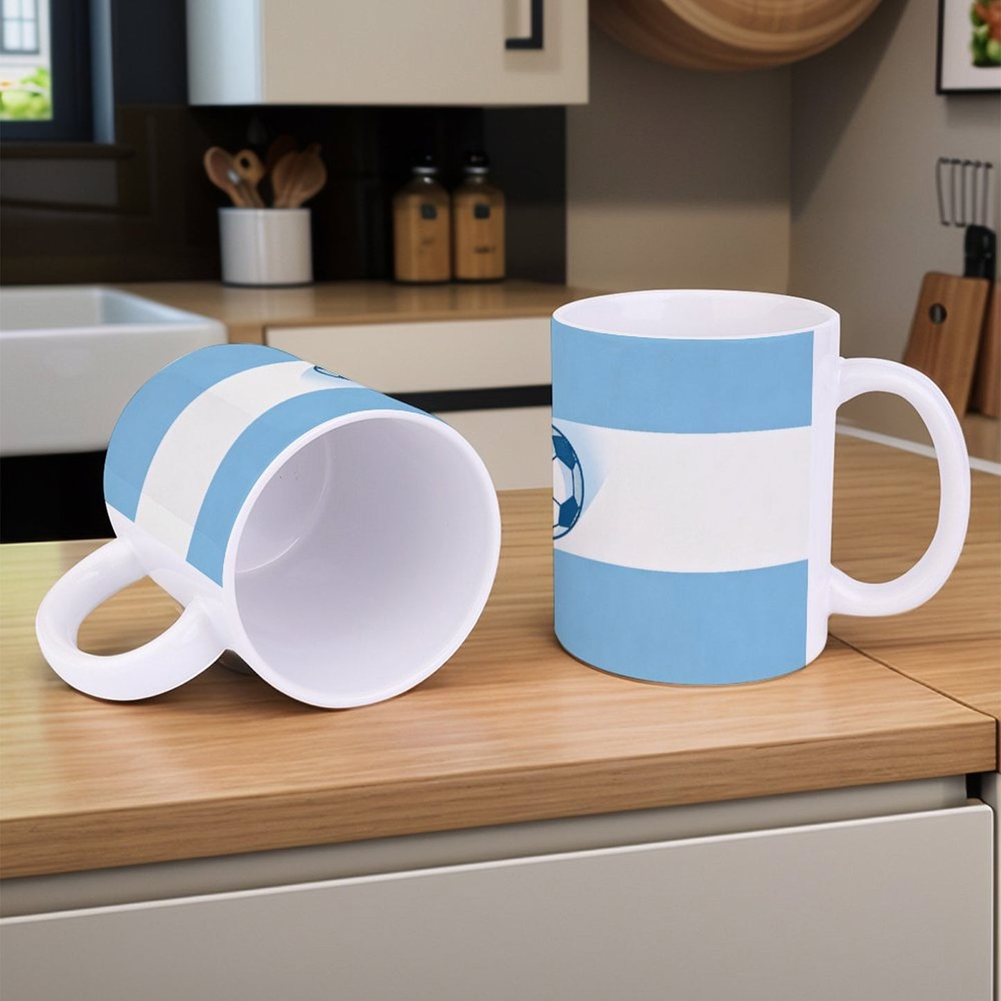 11Oz White Mug World Cup National-Agentina Graphic Coffee Mug, 11oz Ceramic Daily Drink Cup