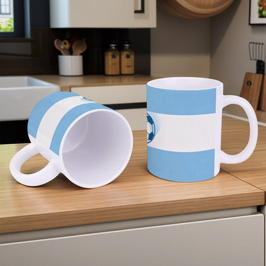 11Oz White Mug World Cup National-Agentina Graphic Coffee Mug, 11oz Ceramic Daily Drink Cup