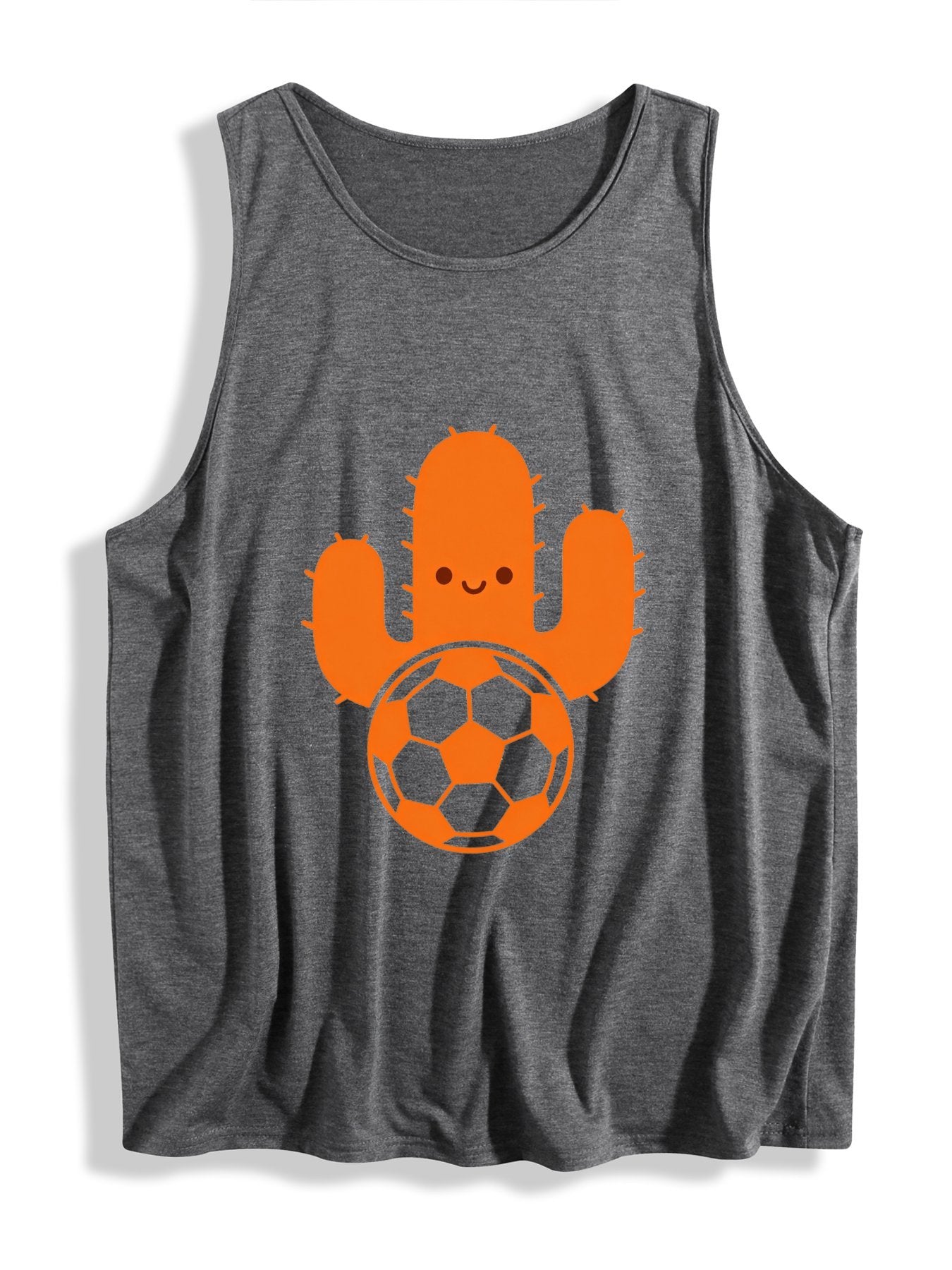 Women's Soccer World Cup City Sleeveless T-shirt, Casual Cotton Daily Wear Tank Top