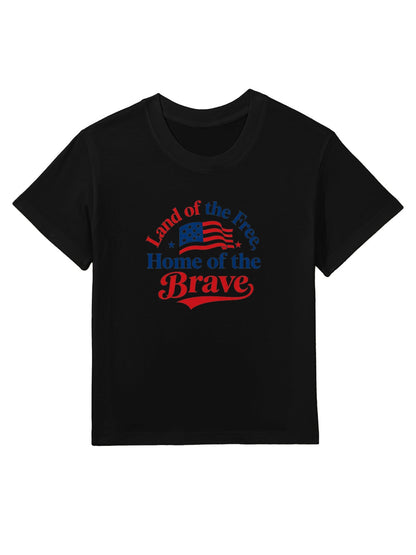 USA 250th. Kids Cute Graphic Cotton T-Shirt, Boys Girls Casual Short Sleeve Tee