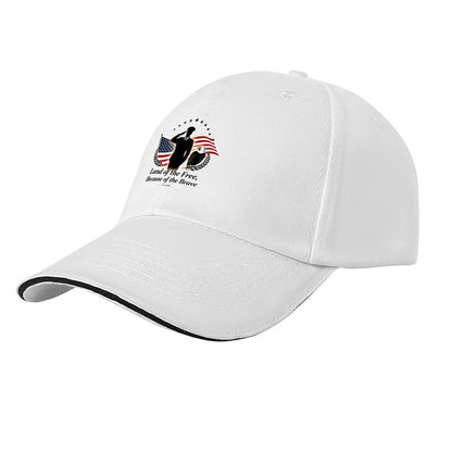 Custom Print Fashion Sandwich Brim Dad Hat Unisex Custom Printed Headwear