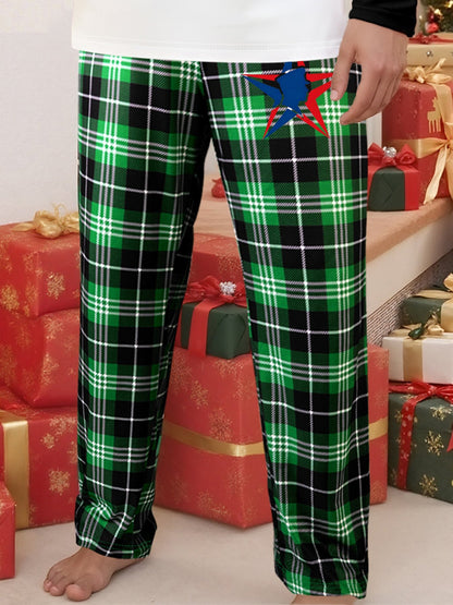 Adult's USA 250th. Star Graphic Home Pants, Ultra Soft Lounge Wear for Home & Relax