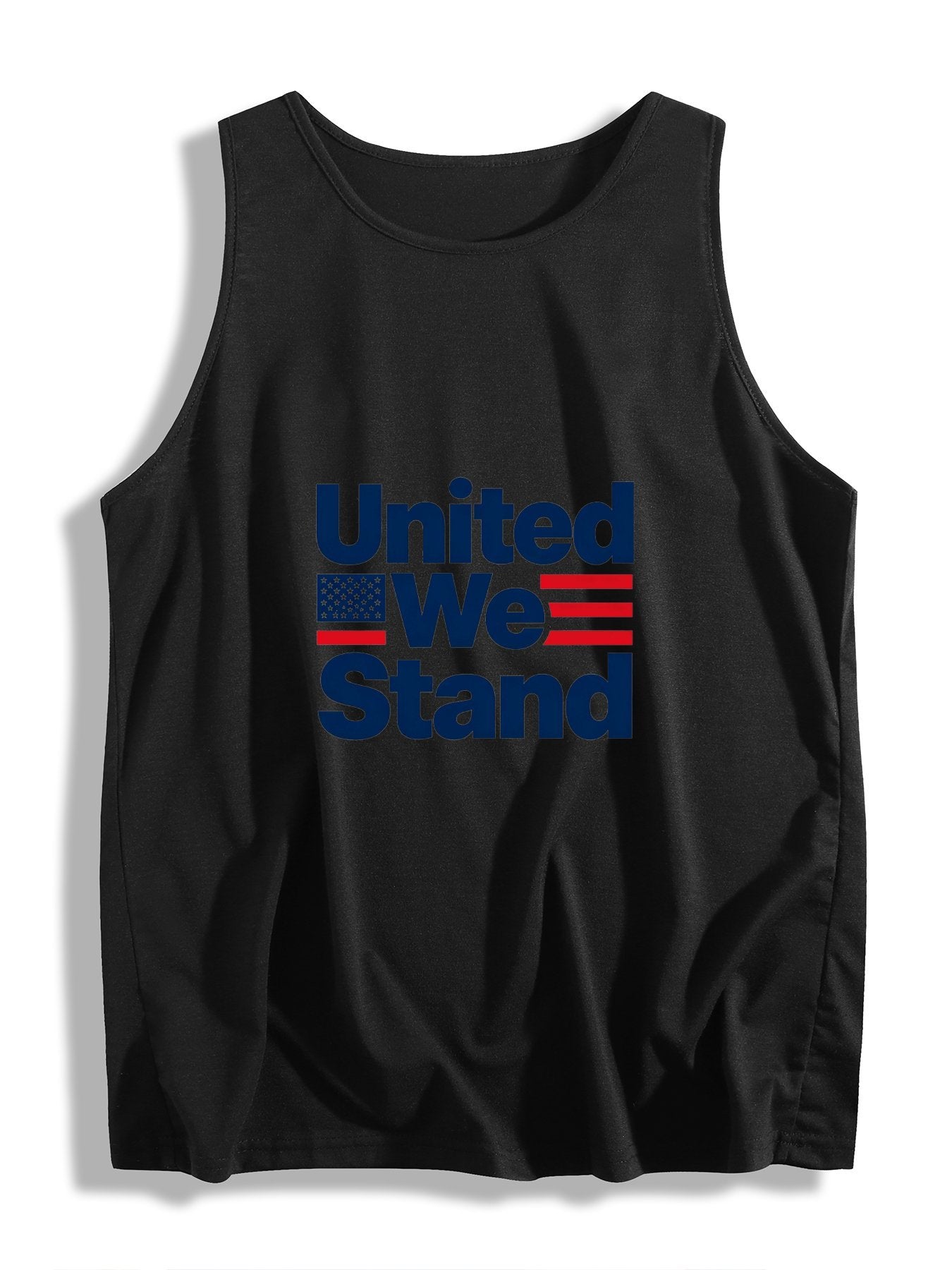 Women's USA 250th. "United We Stand"Sleeveless T-shirt, Casual Cotton Daily Wear Tank Top