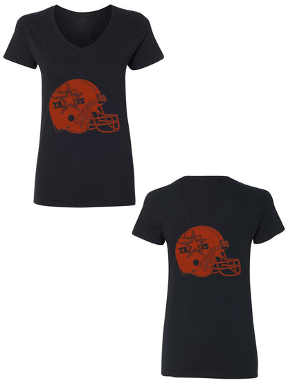 Pure Cotton V-neck Women's World Cup USA Team Graphic T-Shirt, USA Casual Cotton Tee