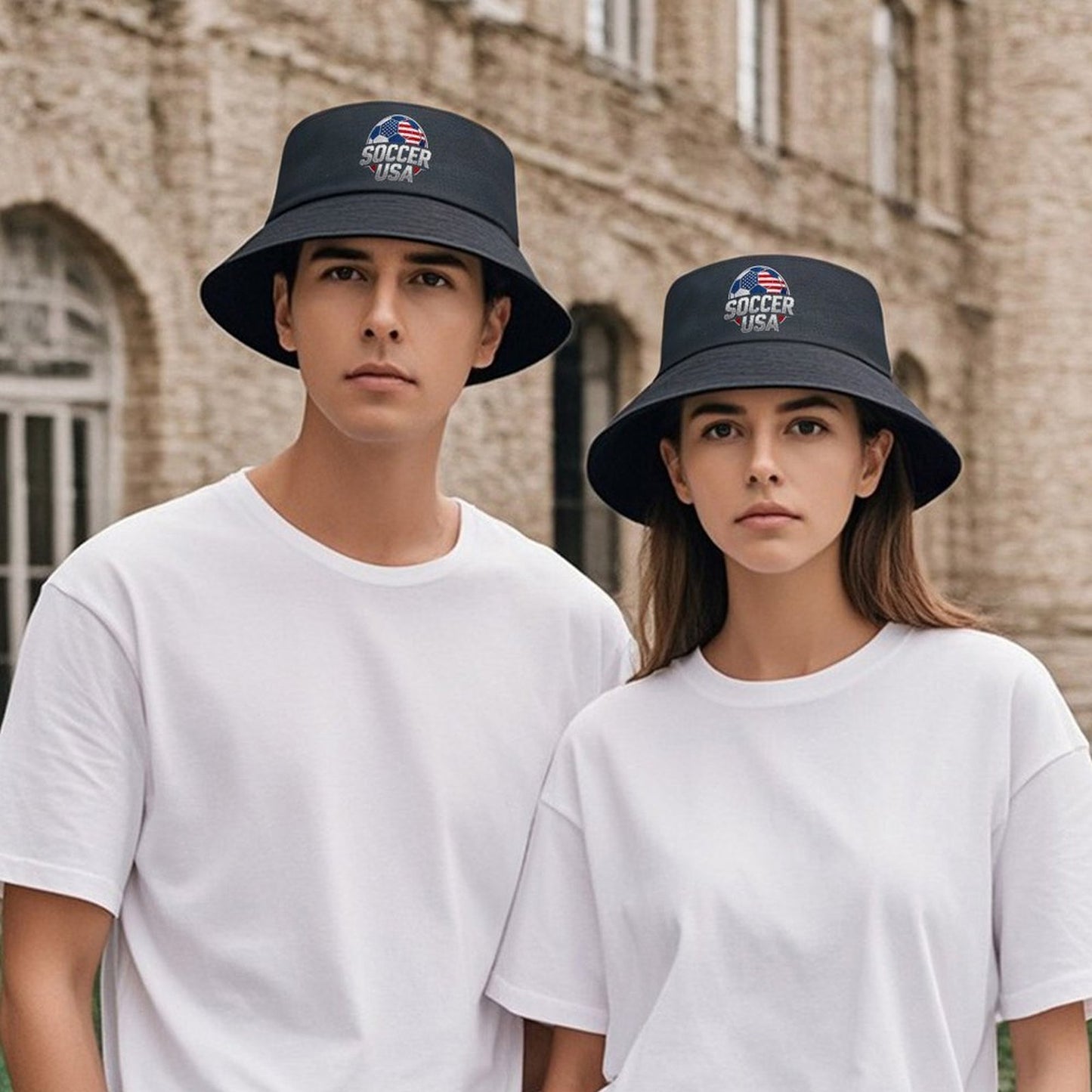 Men Women Custom Bucket Hat, Retro Printed Fisherman Cap, Breathable Sun Hat for Travel & Campin