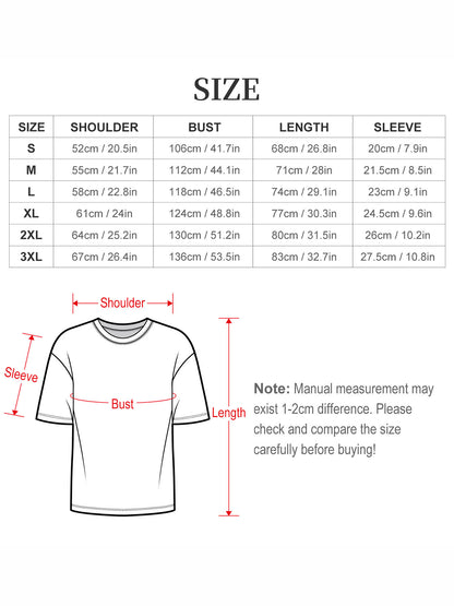 230g Pure Cotton Double-sided Print Adult's USA 250th. Texas Pride Graphic Washed T-Shirt, Casual Cotton Tee for Daily Wear