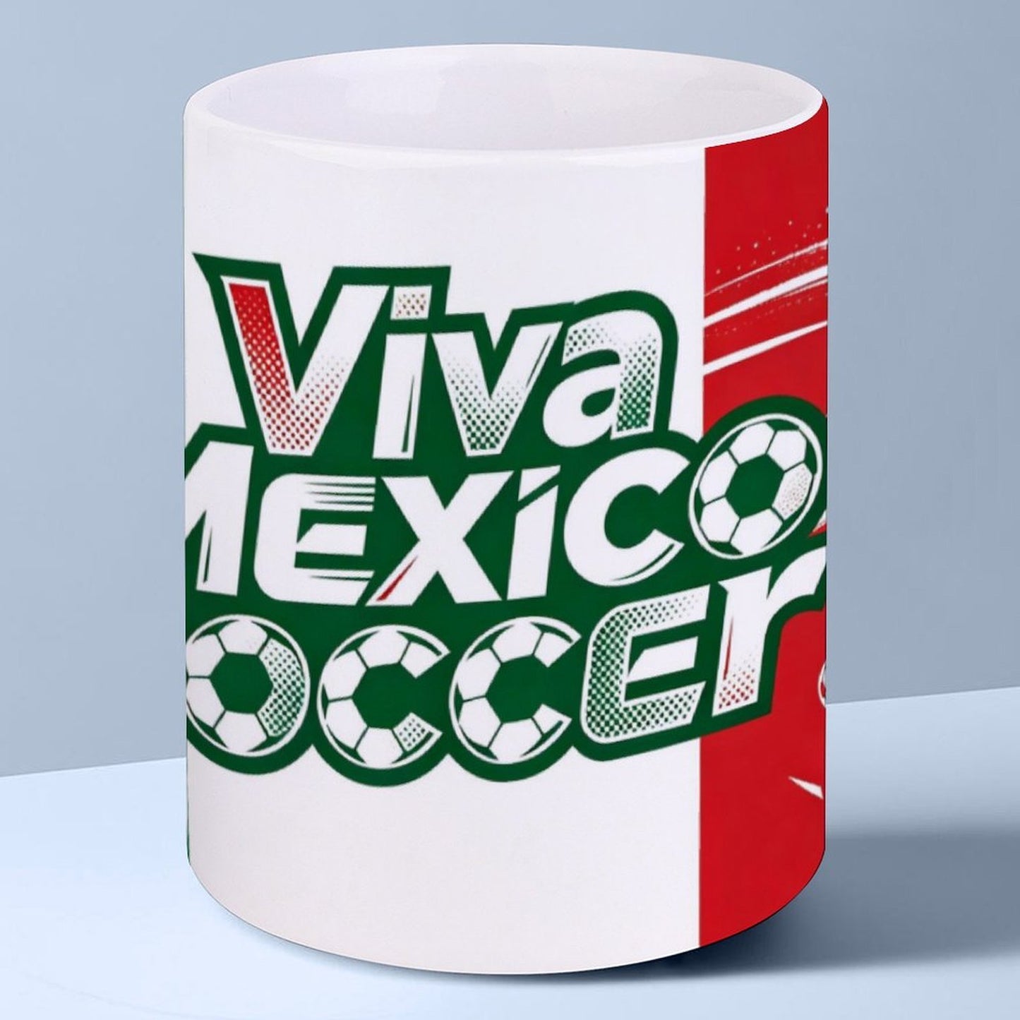 11Oz White Mug World Cup National-Mexico Graphic Coffee Mug, 11oz Ceramic Daily Drink Cup