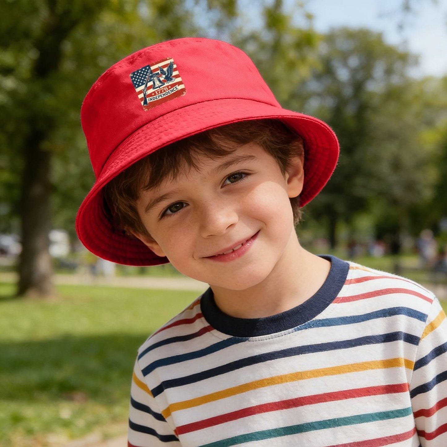 Children Fisherman Hat Unisex Casual Soft Hat for Little Kids Outdoor Activity Custom Graphic