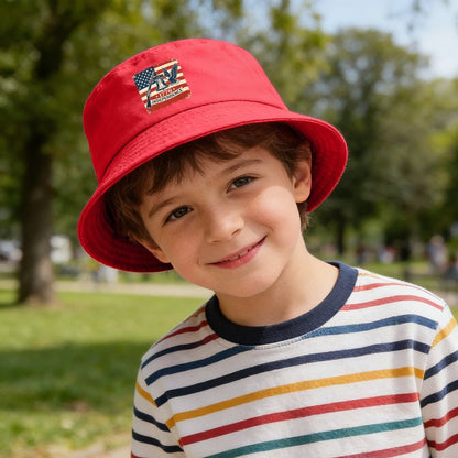 Children Fisherman Hat Unisex Casual Soft Hat for Little Kids Outdoor Activity Custom Graphic