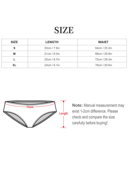 Customized Seamless Fit Underwear with "Cat Lady" Graphic Printed, Stylish Bikini Cut for Daily Wearing and Gift