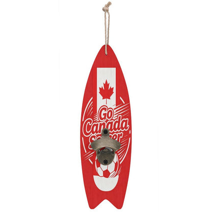 Novelty Surfboard Design Wooden Corkscrew, Portable Bottle Opener for Home & Party
