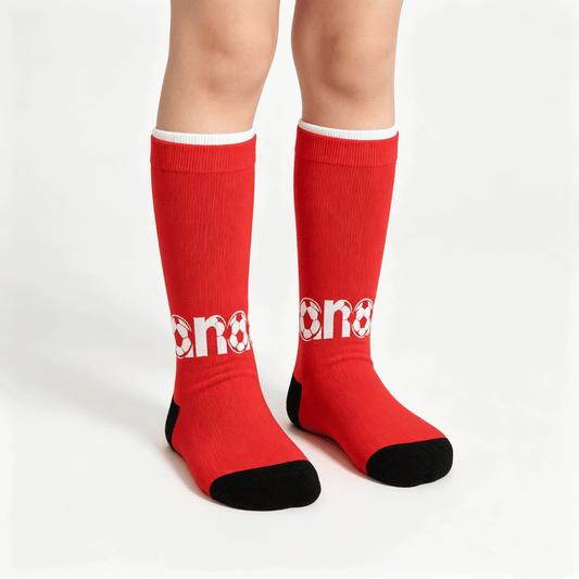 Boys & Girls Full Graphic Printed Socks ,World Cup 2026 Canada Graphic, Stretchy Casual Socks for Children
