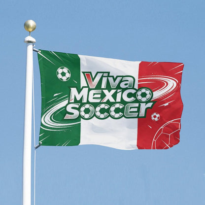 24"x35" Patriotic Flag World Cup 2026 Mexico Graphic Print Weather Resistant Home Yard Decor