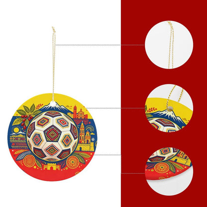 World Cup 2026 Custom Circular Pendant Necklace, One Size Fashion Accessory