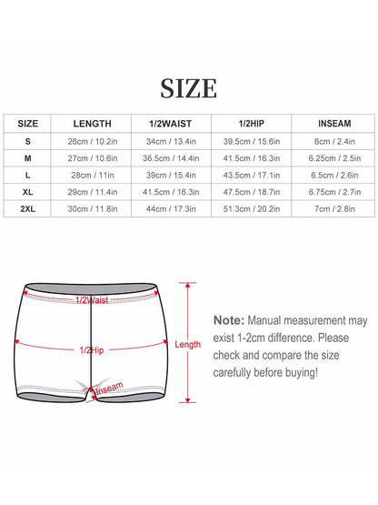 World Cup USA Team Graphic Boxer Briefs, Soft Stretchy Underwear for Daily Use