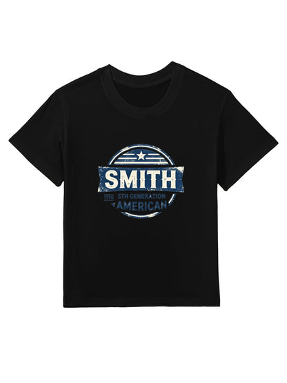 Kids Cute Graphic Cotton T-Shirt, Boys Girls Casual Short Sleeve Tee