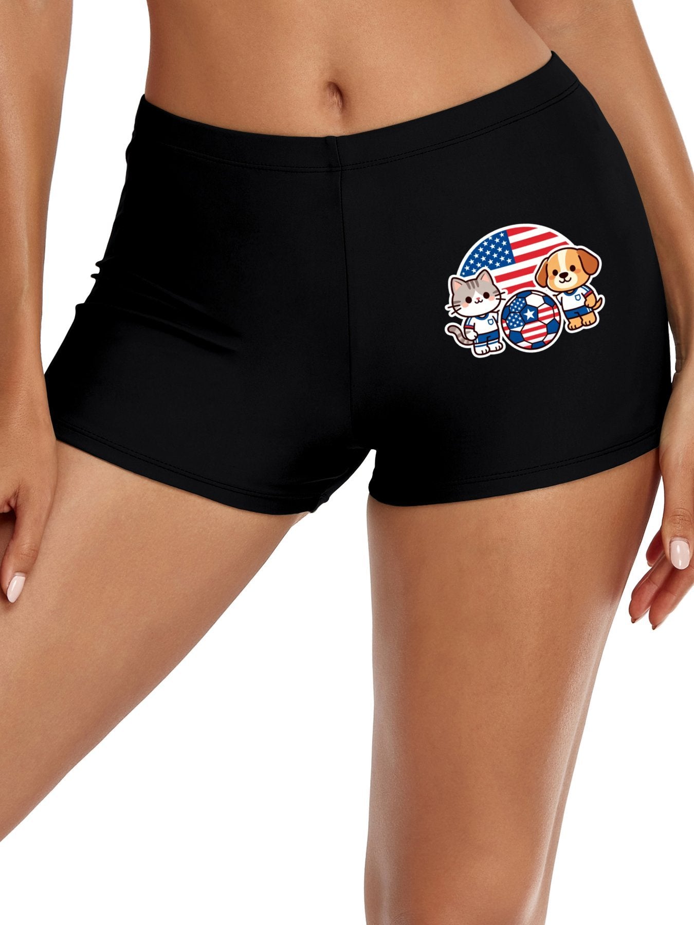 World Cup USA Team Graphic Boxer Briefs, Soft Stretchy Underwear for Daily Use