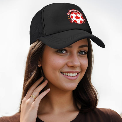 Personalized Graphic Mesh Trucker Hat Custom Logo Mesh Baseball Cap Adjustable for Men Women