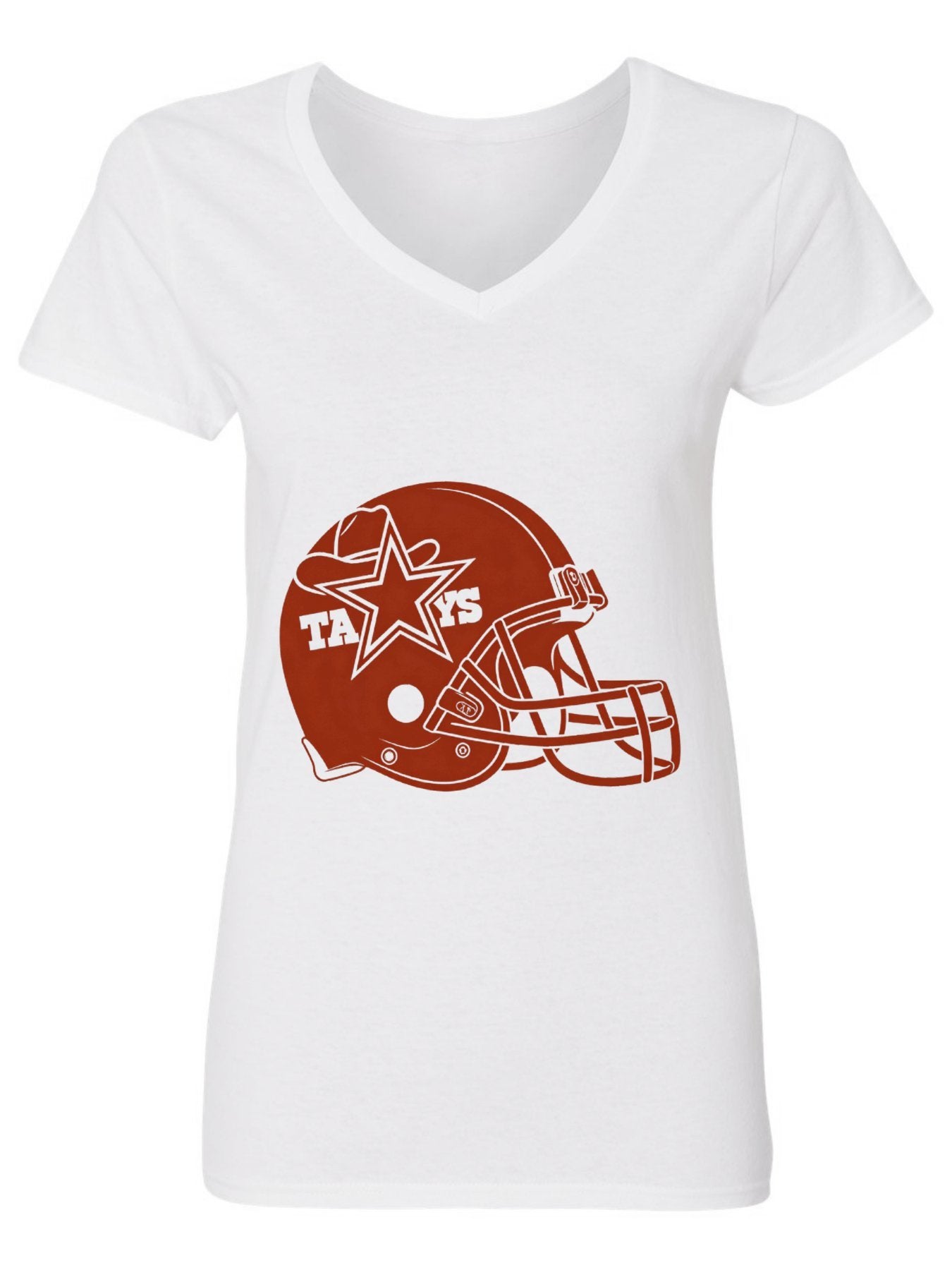 Pure Cotton V-neck Women's World Cup USA Team Graphic T-Shirt, USA Casual Cotton Tee