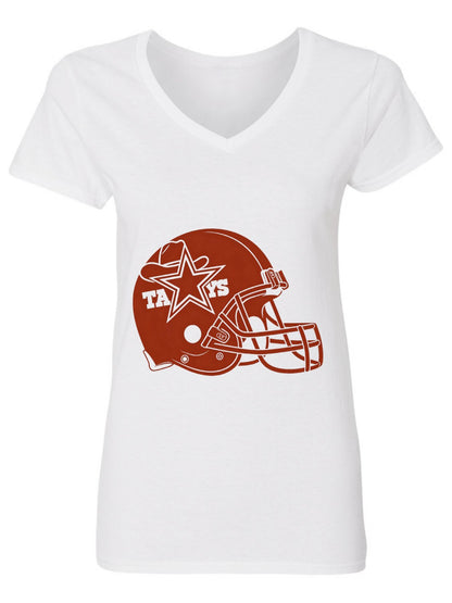 Pure Cotton V-neck Women's World Cup USA Team Graphic T-Shirt, USA Casual Cotton Tee