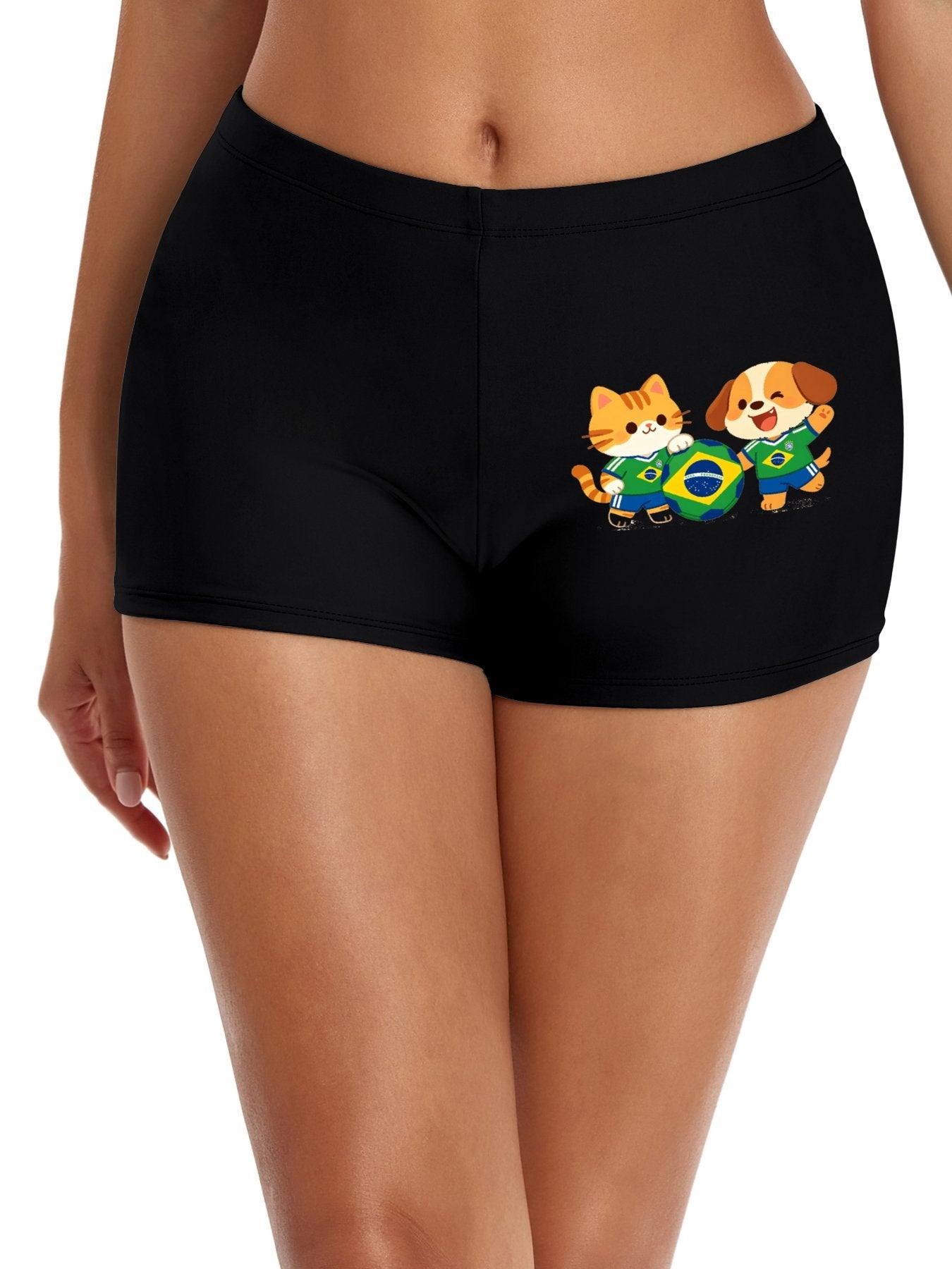 World Cup Brazil Team Graphic Boxer Briefs, Soft Stretchy Underwear for Daily Use