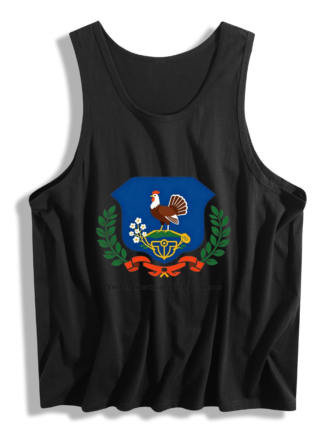 Men's State Pride Tank Top, Patriotic Casual Cotton Sleeeveless Tee for Daily Wear