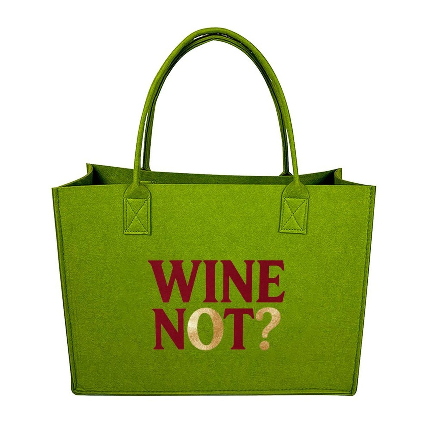 15.7"x11.8"x5.9" Eco-Friendly Felt Reusable Bag, Custom Logo & Pattern Printed Tote Bag, Multi-purpose Grocery & Travel Bag