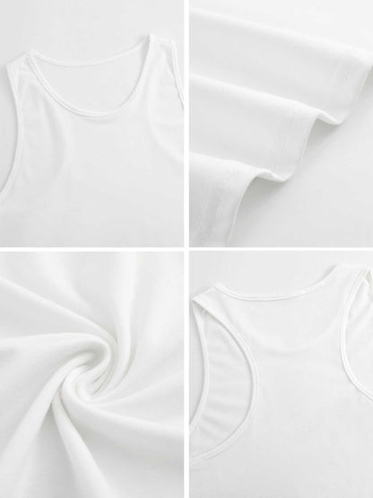 Women's "Burger Buddy" Sleeveless T-shirt, Casual Cotton Daily Wear Tank Top