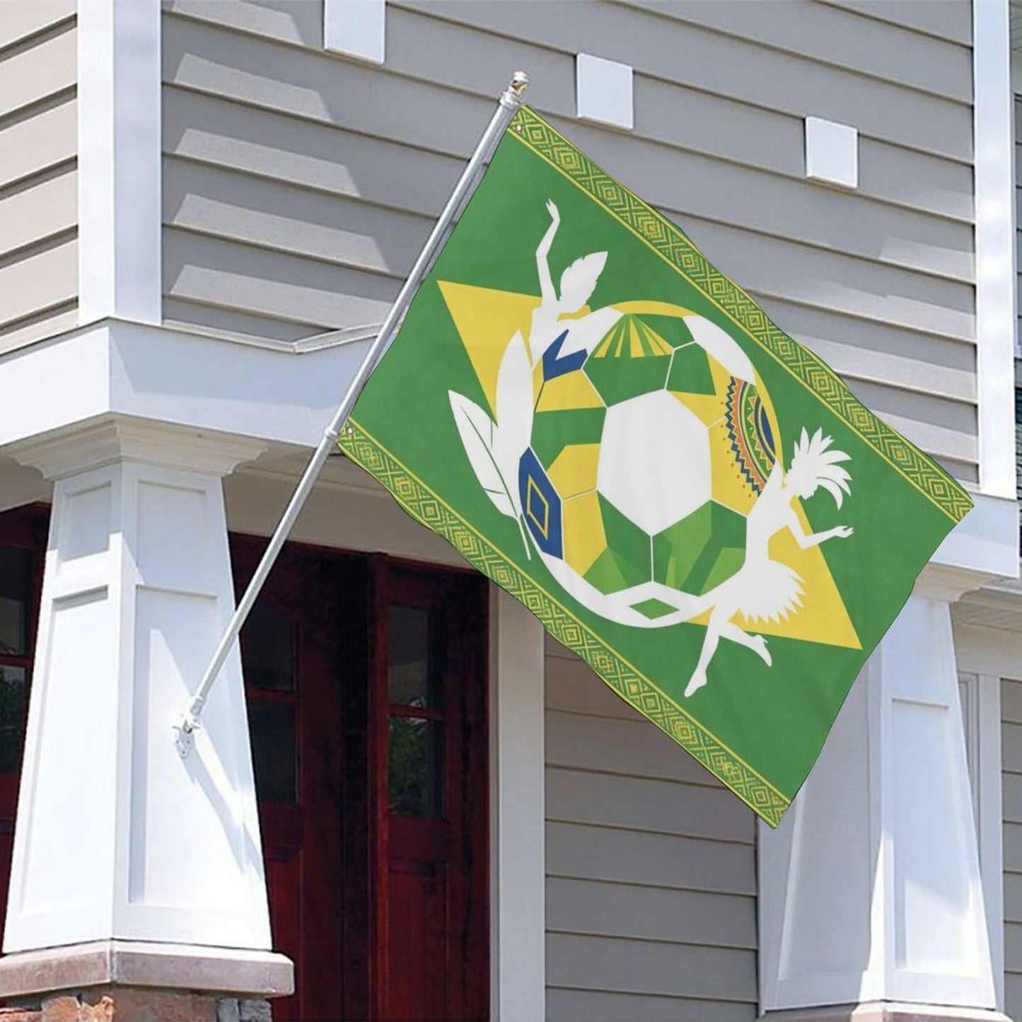 24"x35" Patriotic Flag World Cup 2026 Brazil Graphic Print Weather Resistant Home Yard Decor