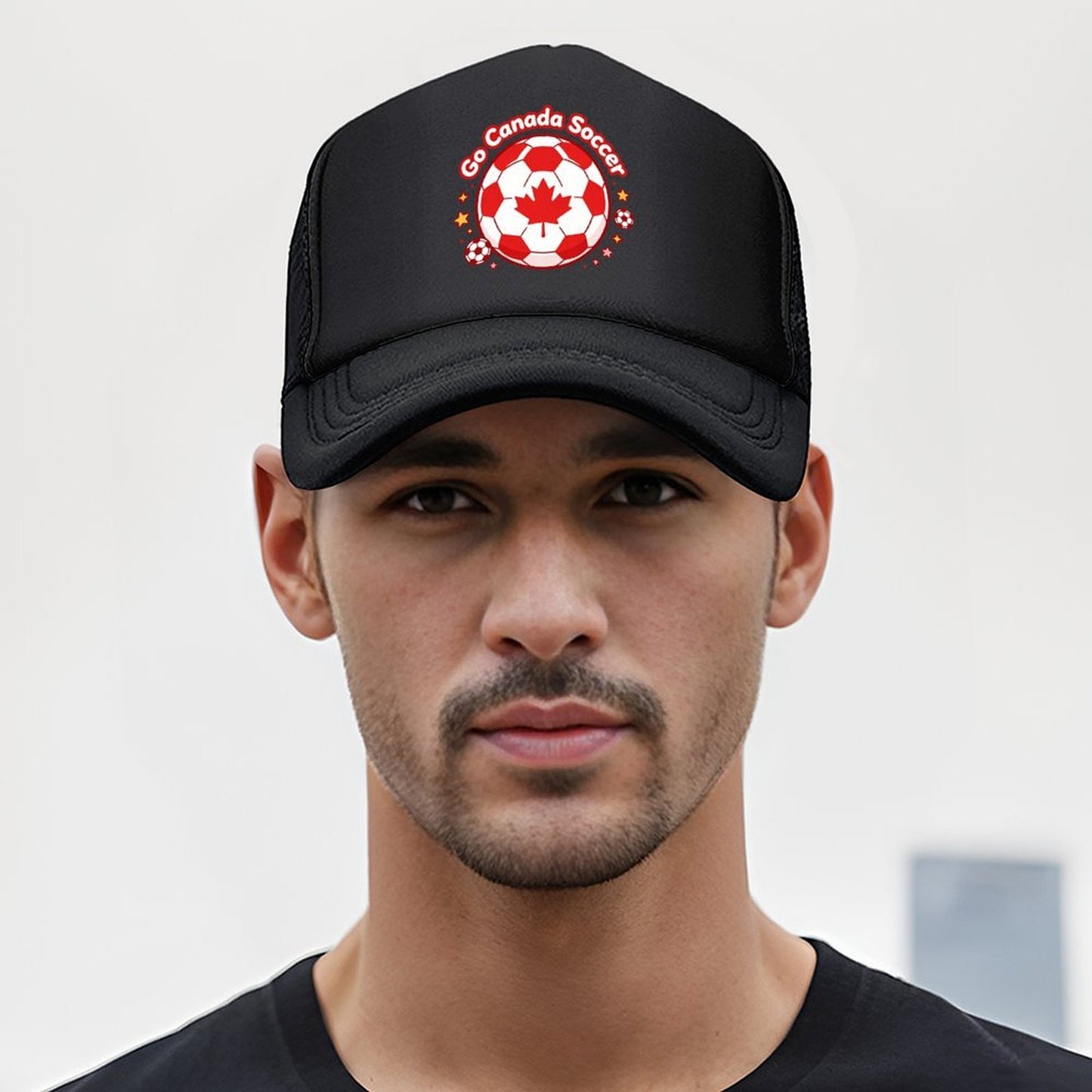Personalized Graphic Mesh Trucker Hat Custom Logo Mesh Baseball Cap Adjustable for Men Women