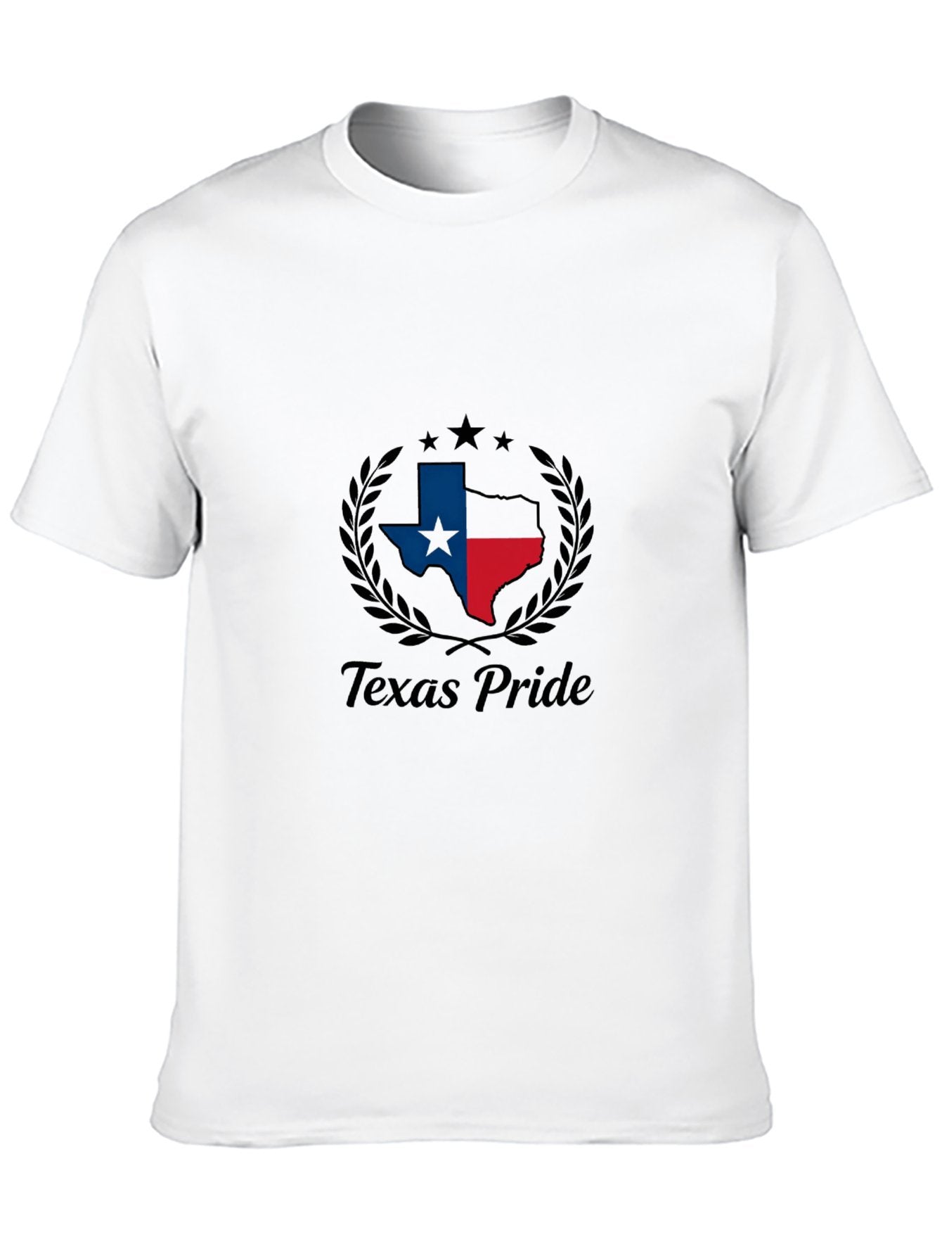 180g Pure Cotton Men's and Women's Texas State Pride Graphic T-Shirt, USA Casual Cotton Tee