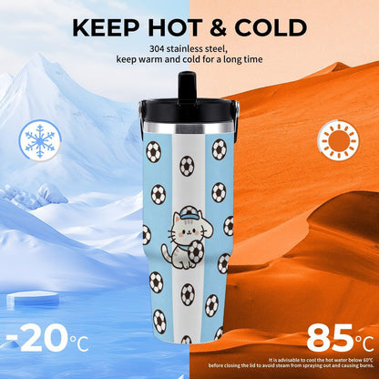 30Oz Large Capacity Stainless Steel Car Travel Mug