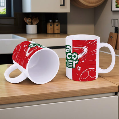11Oz White Mug World Cup National-Mexico Graphic Coffee Mug, 11oz Ceramic Daily Drink Cup