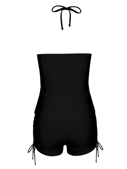 "Urban Vibe" Graphic Swimsuit Set, Women's Two Piece Bathing Suit for Beach & Vacation