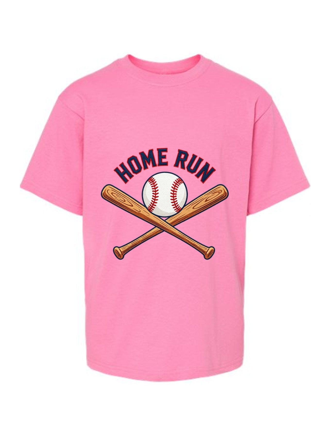 180g Pure Cotton Women's  "Home Run" Graphic T-Shirt, USA Casual Cotton Tee