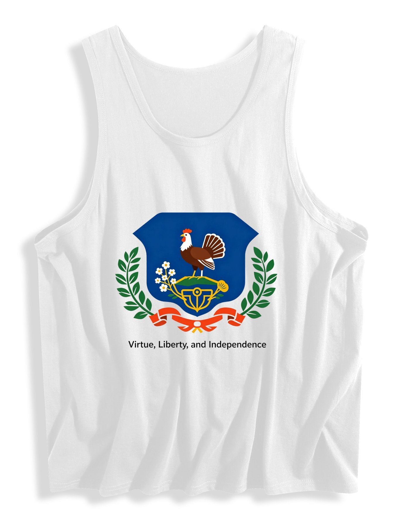Men's State Pride Tank Top, Patriotic Casual Cotton Sleeeveless Tee for Daily Wear