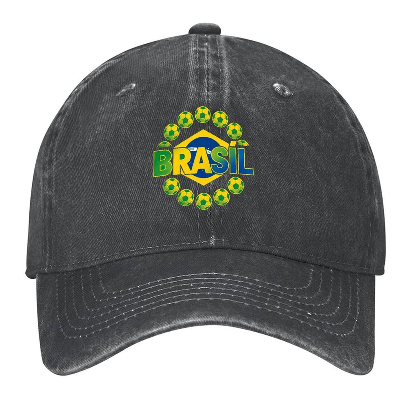 Custom Photo & Text Washed Denim Western Cowboy Hat Unique Personalized Design Hat for Gift & Collection