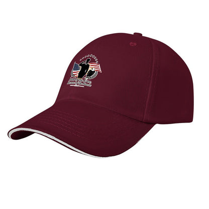 Custom Print Fashion Sandwich Brim Dad Hat Unisex Custom Printed Headwear
