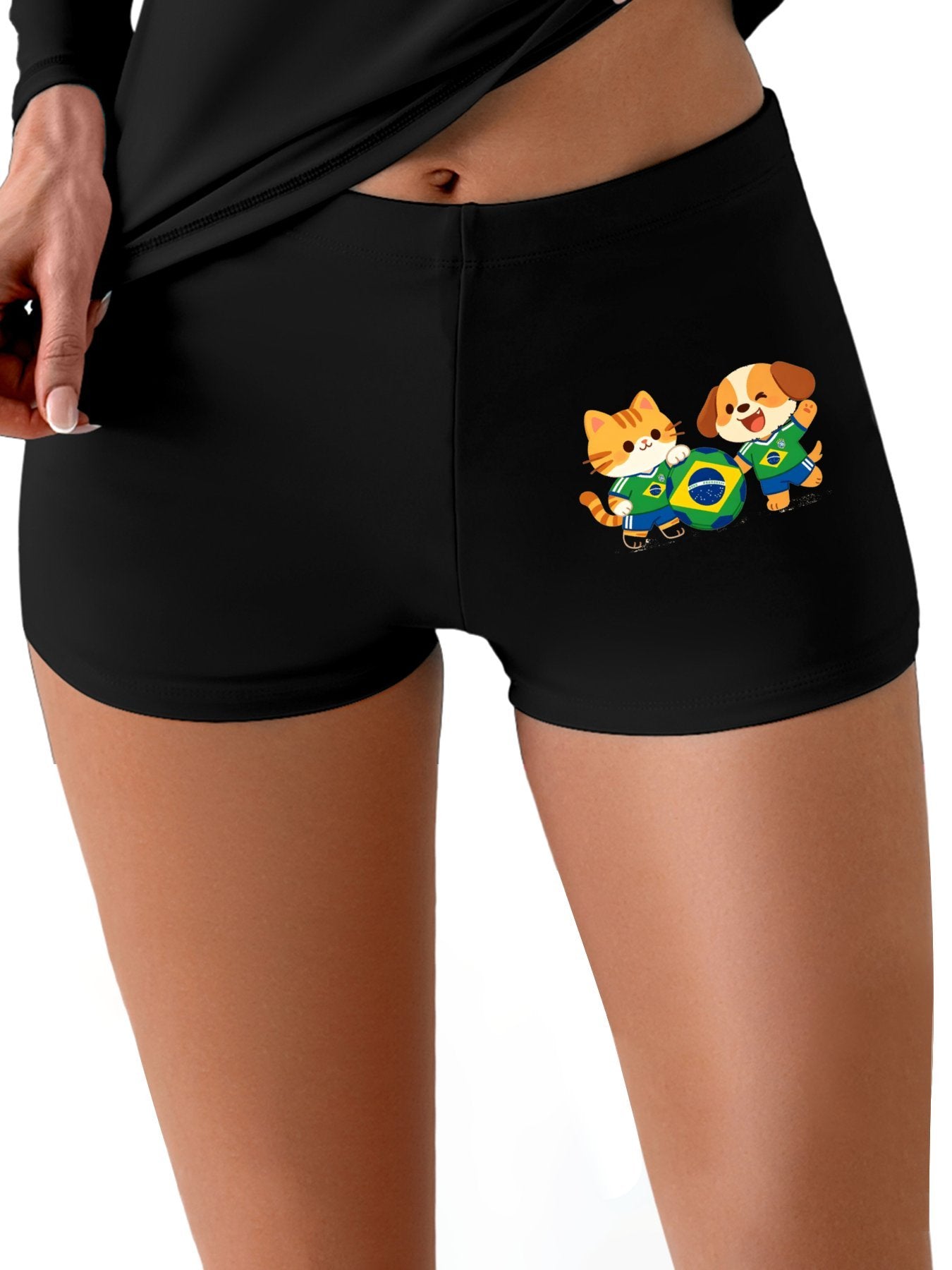 World Cup Brazil Team Graphic Boxer Briefs, Soft Stretchy Underwear for Daily Use