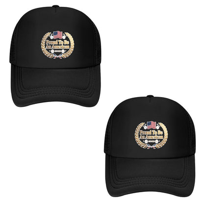 Personalized Graphic Mesh Trucker Hat Custom Logo Mesh Baseball Cap Adjustable for Men Women