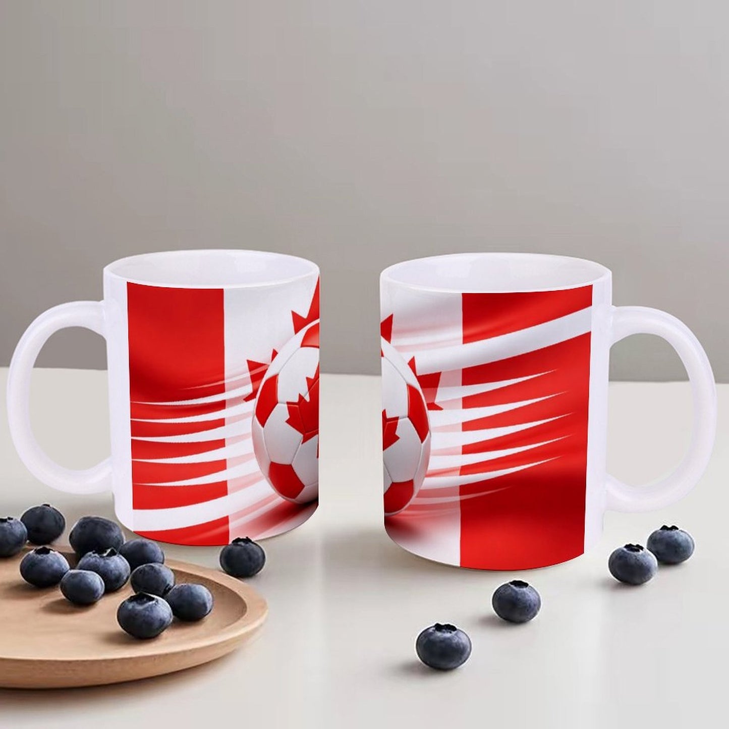 11Oz White Mug World Cup National-Canada Graphic Coffee Mug, 11oz Ceramic Daily Drink Cup