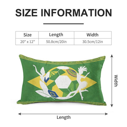 12"x20" Golden Velvet Pillowcase , World Cup Graphic Pillowcase with Unique design, Perfect for Bedroom, Dorm and a Nice Gift