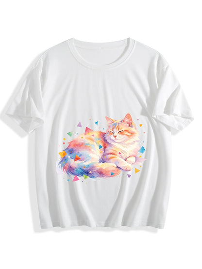 9.99$ Free Shipping Women's Graphic T-Shirt Casual Printed Short Sleeve Tee Free Shipping USA