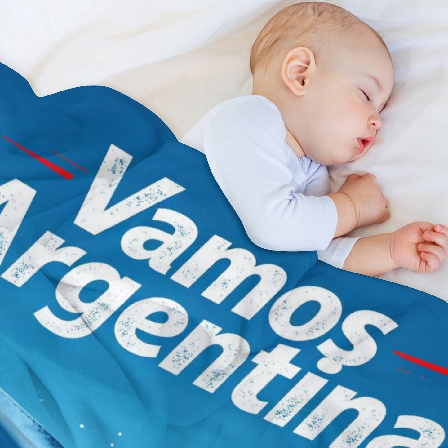 30" x 40" Polyester Blanket World Cup "Vamos Argentina" Graphic Blanket for Sofa & Relaxation