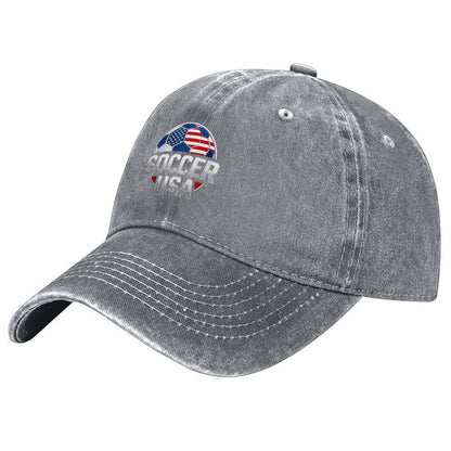 Custom Photo & Text Washed Denim Western Cowboy Hat Unique Personalized Design Hat for Gift & Collection